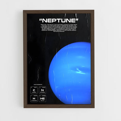 neptune-5 cadre Bois foncé