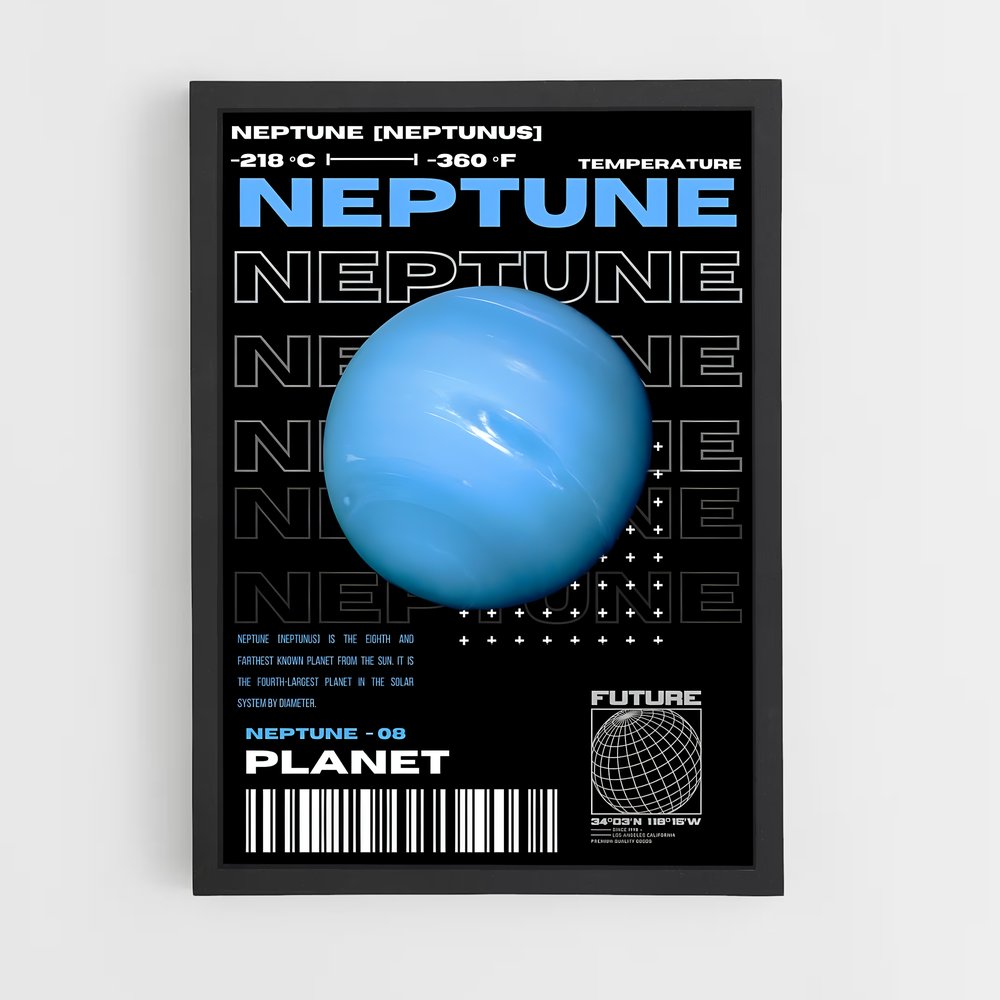 neptune-9 cadre Noir