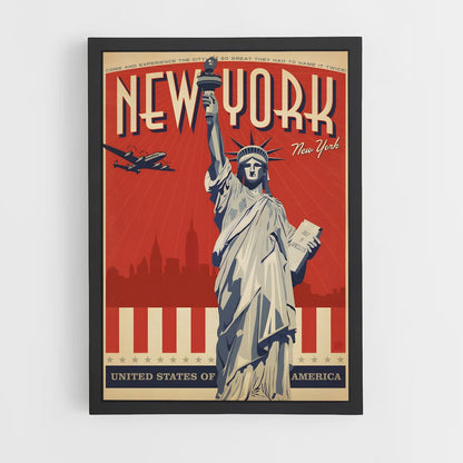 new-york-6 cadre Noir