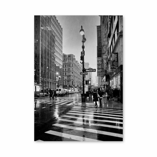 Poster New York zwart-wit