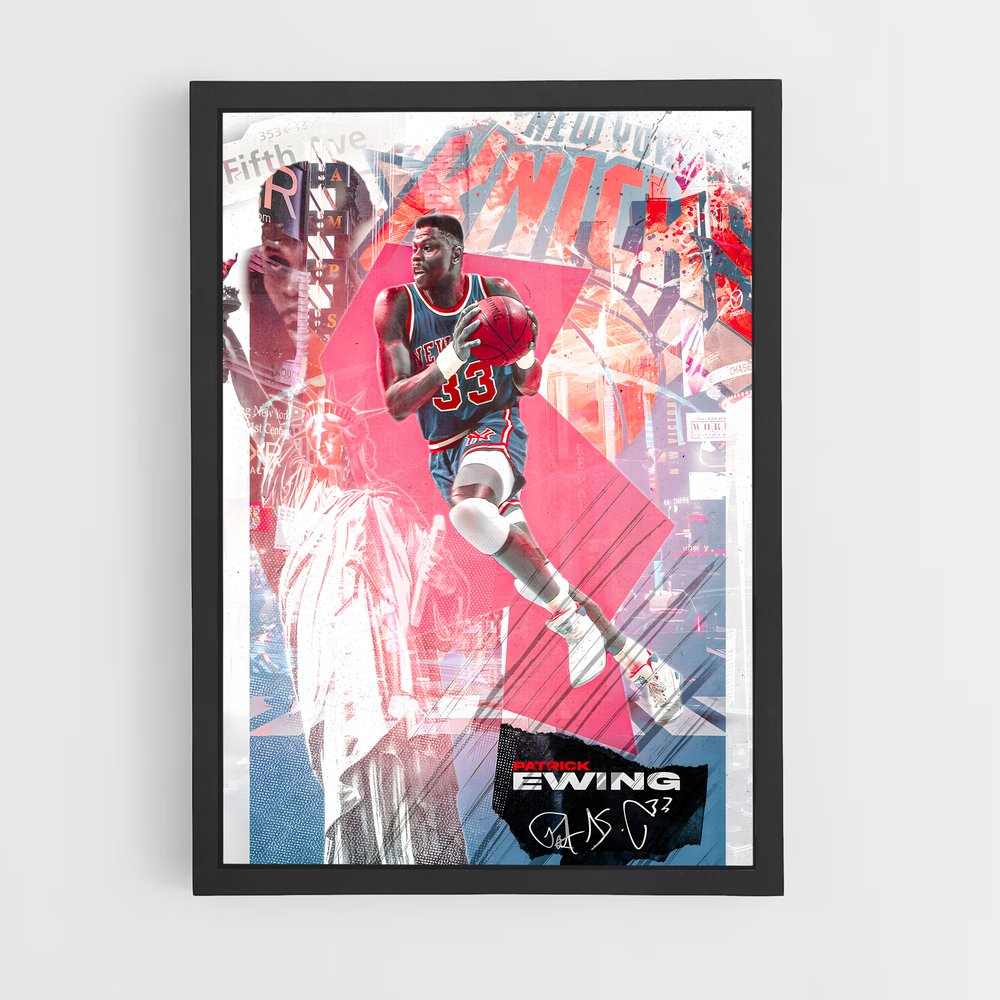 new-york-knicks-19 cadre Noir