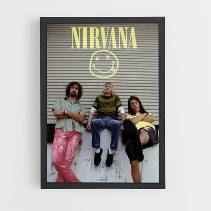 Poster Nirvana-groep