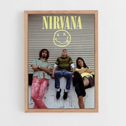 Poster Nirvana-groep