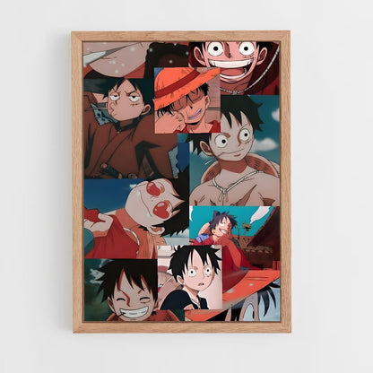one-piece-11 cadre Bois clair