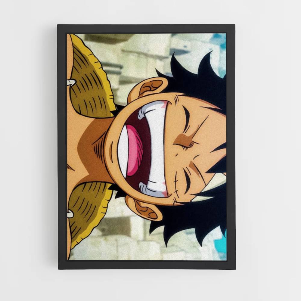 Poster Luffy glimlach