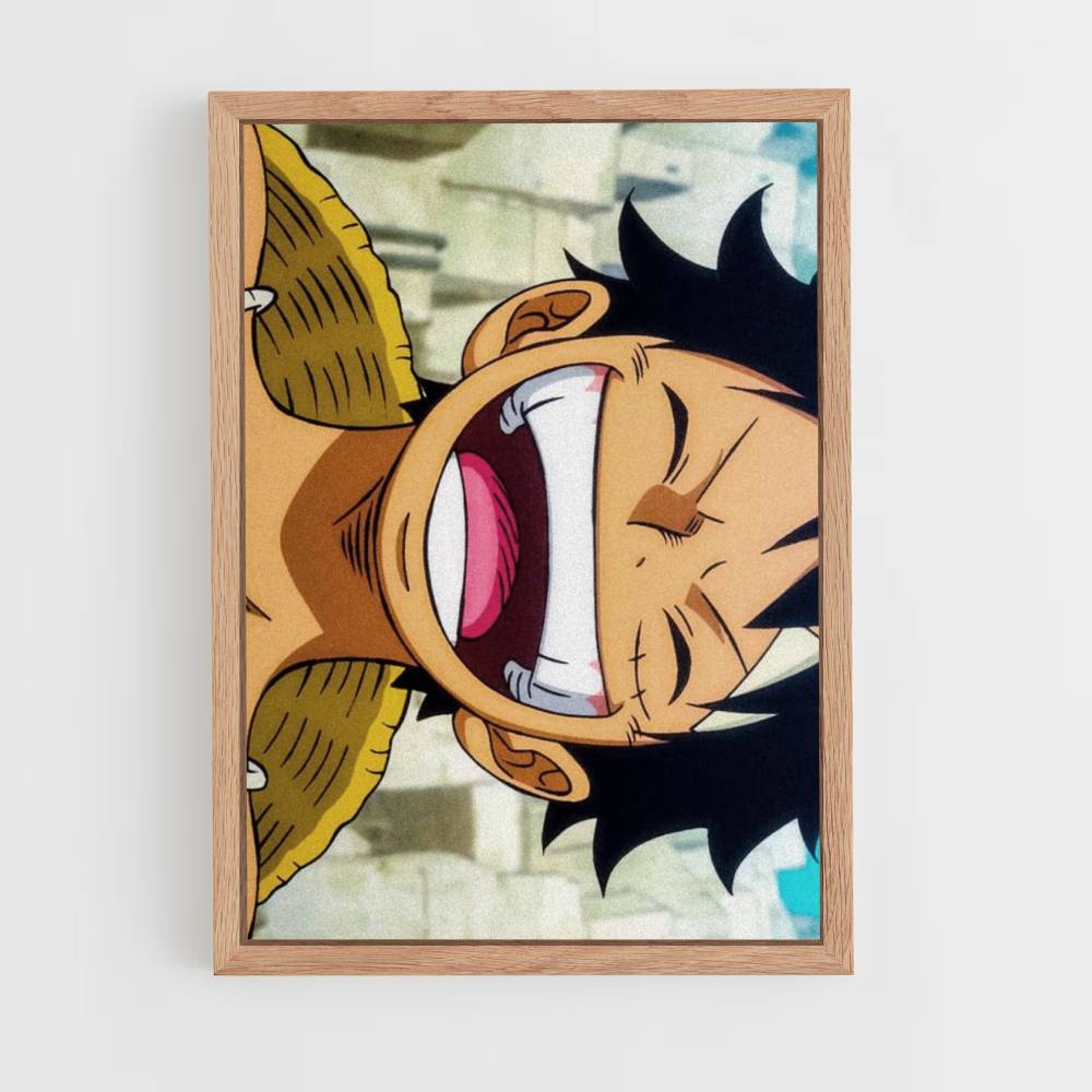 Poster Luffy glimlach