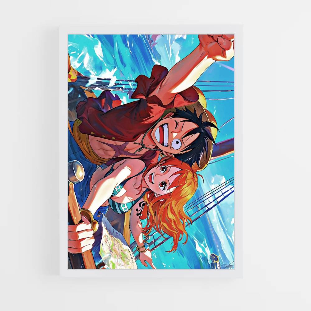 Affiche Nami Luffy