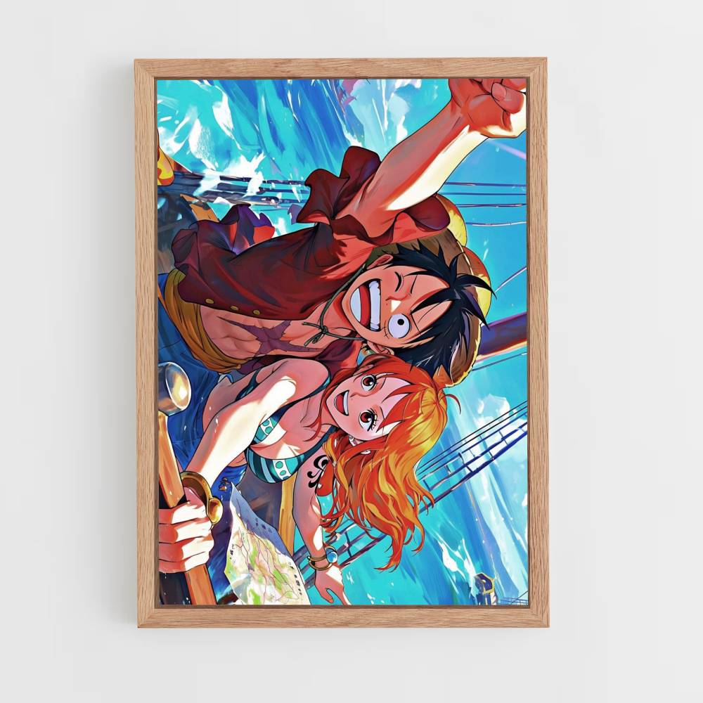 Affiche Nami Luffy