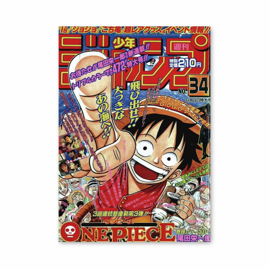 Shonen Jump-poster uit één stuk