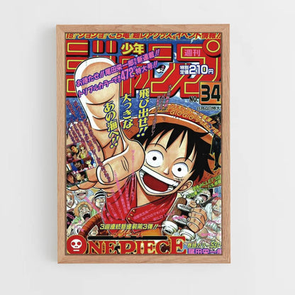 Shonen Jump-poster uit één stuk