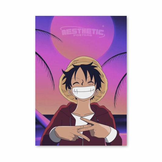 Poster Luffy Esthetisch