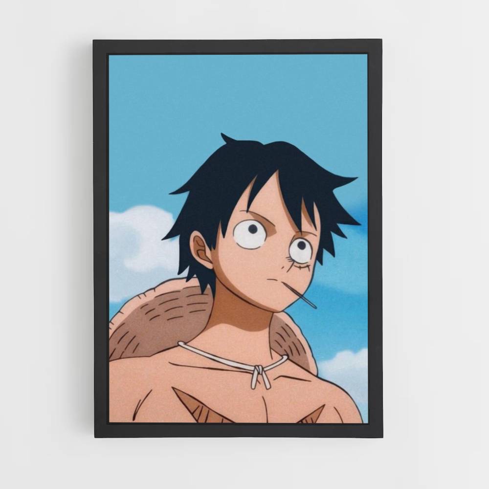 Posterportret van Luffy