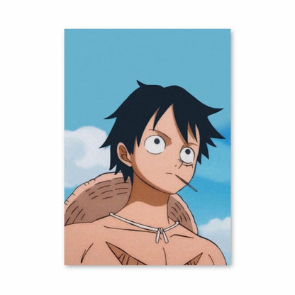 Posterportret van Luffy