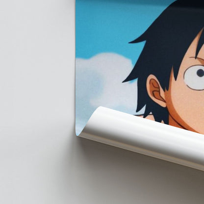 Posterportret van Luffy