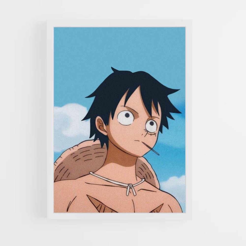 Posterportret van Luffy