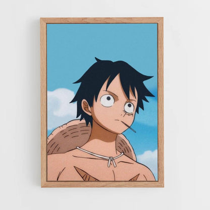 Posterportret van Luffy