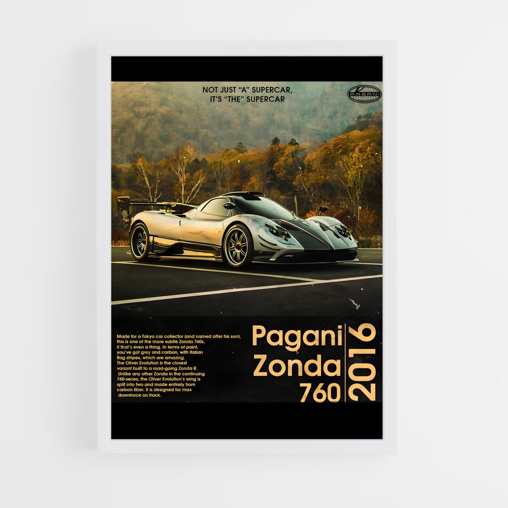 pagani-1 cadre Blanc