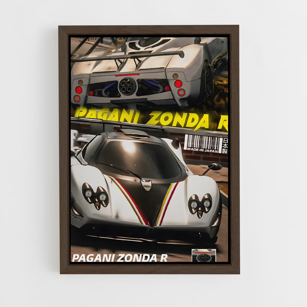 pagani-4 cadre Bois foncé