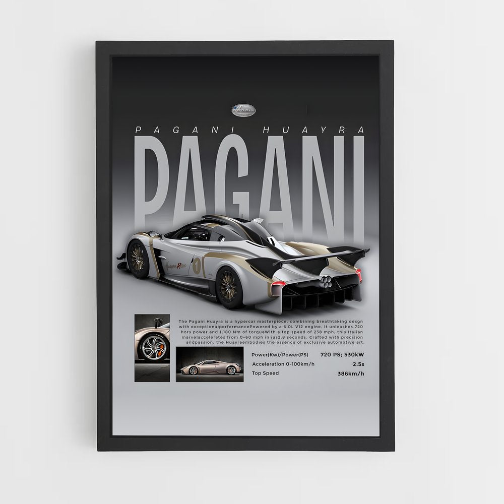 pagani-5 cadre Noir