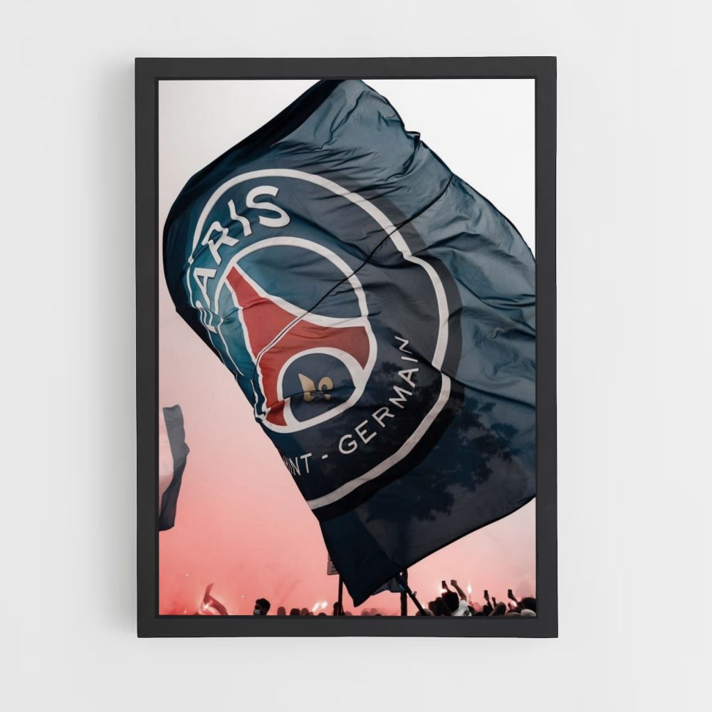 PSG-vlagposter