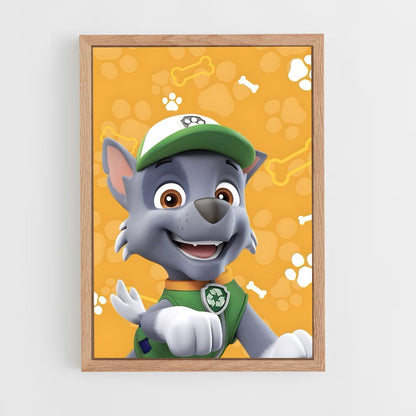 paw-patrol-12 cadre Bois clair