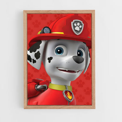 paw-patrol-14 cadre Bois clair