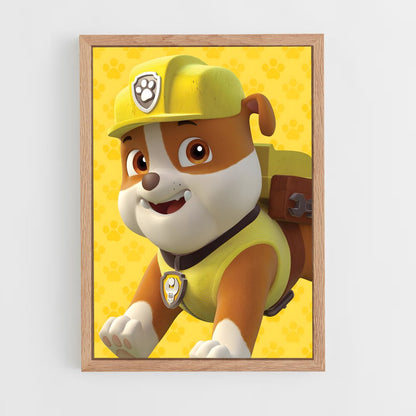 paw-patrol-16 cadre Bois clair