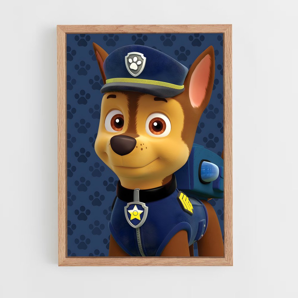 paw-patrol-18 cadre Bois clair