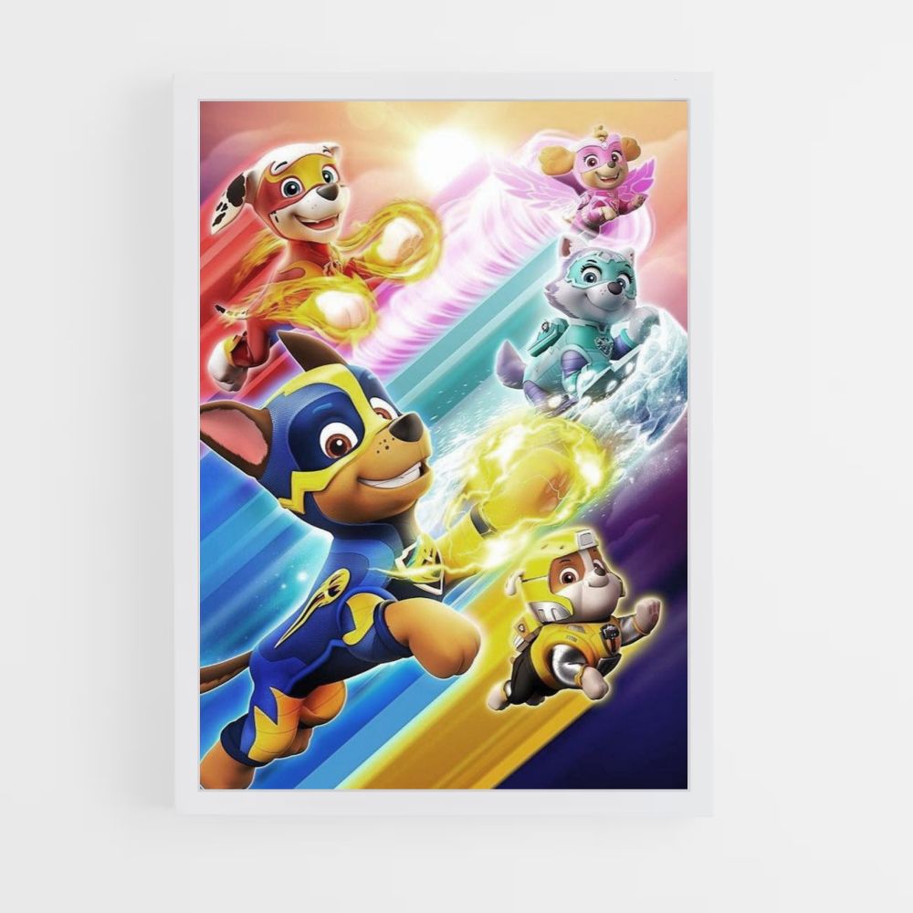 Poster Paw Patrol-vlucht