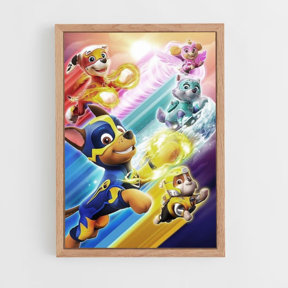 Poster Paw Patrol-vlucht