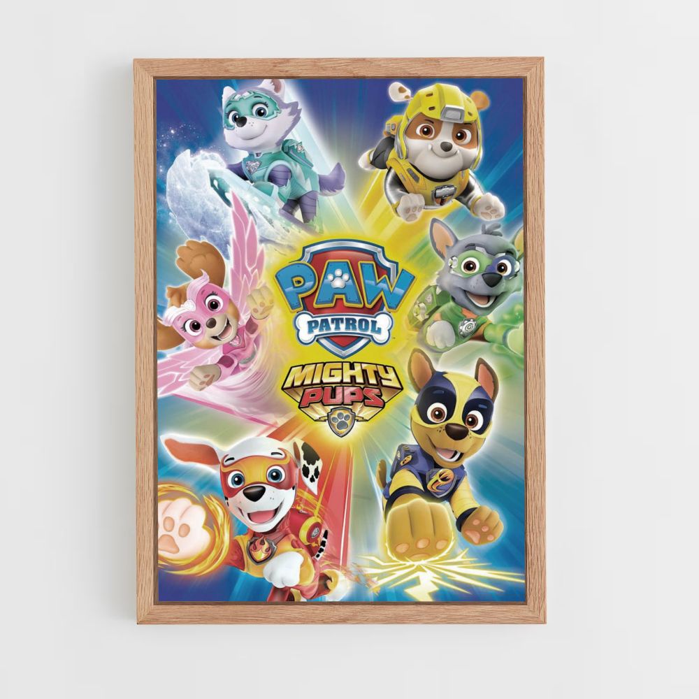 Poster Paw Patrol-bevoegdheden