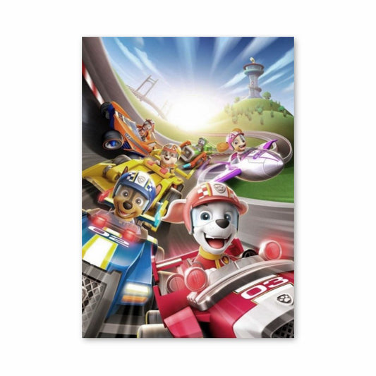 Poster Paw Patrol-race