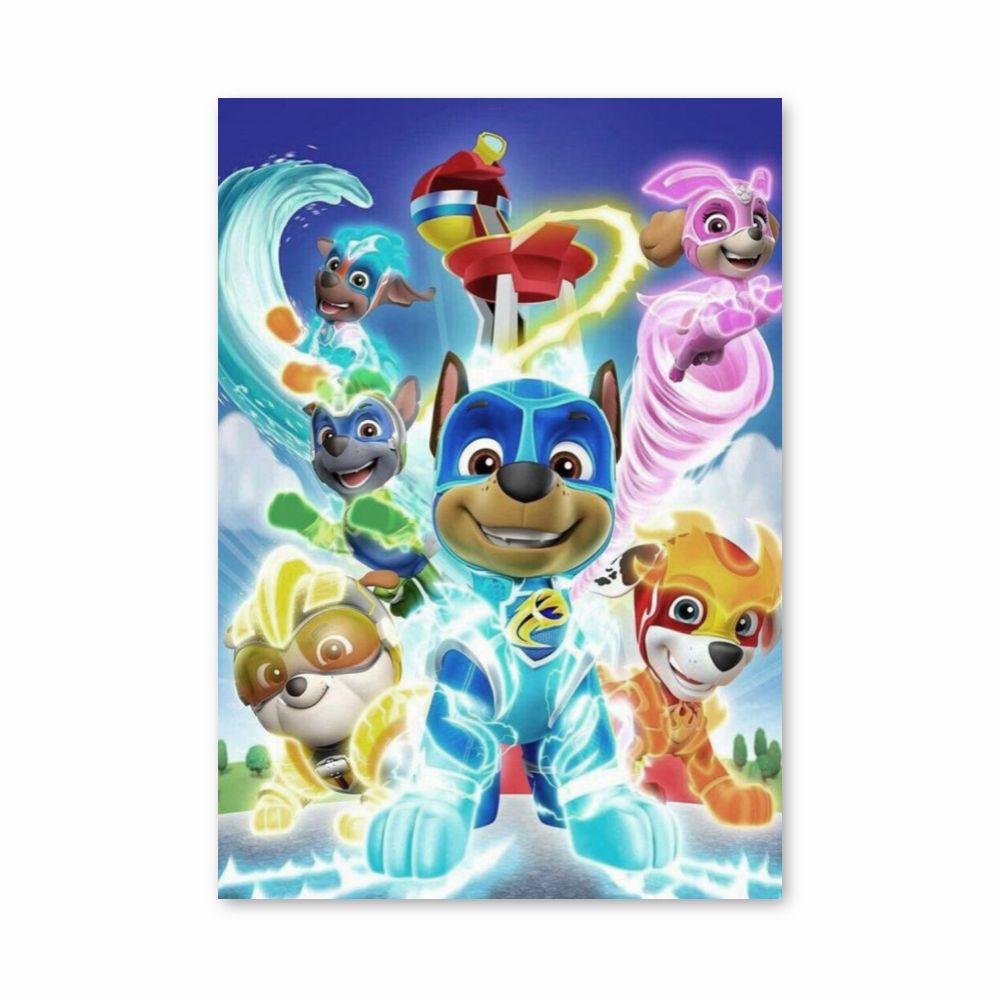 Poster Paw Patrol-held