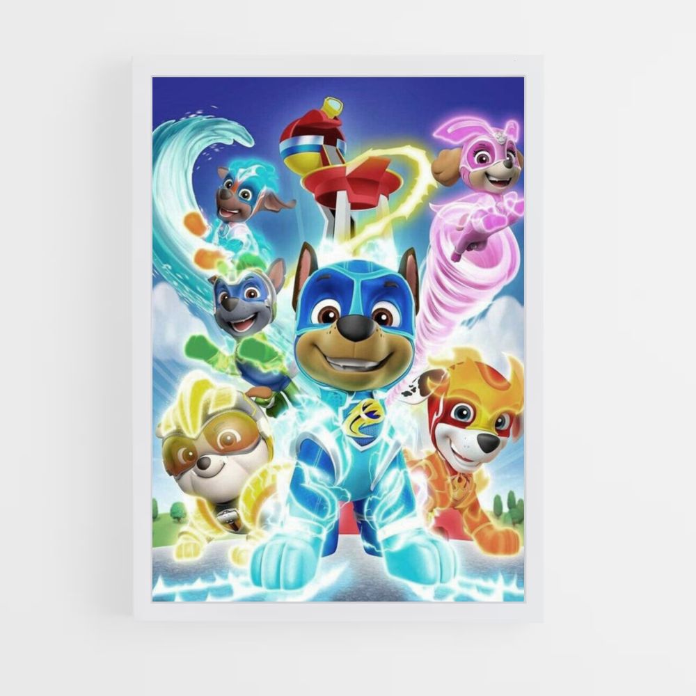 Poster Paw Patrol-held