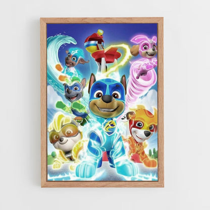 Poster Paw Patrol-held