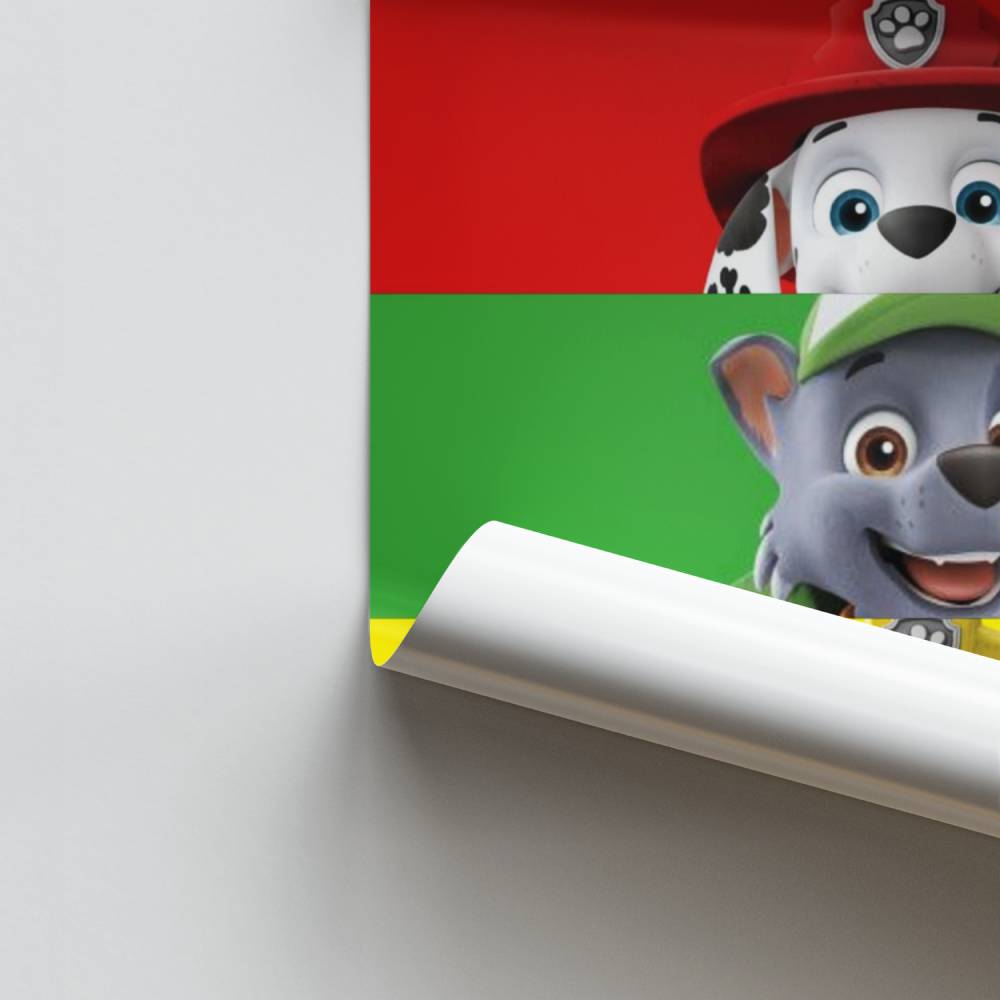 Poster Paw Patrol kleuren