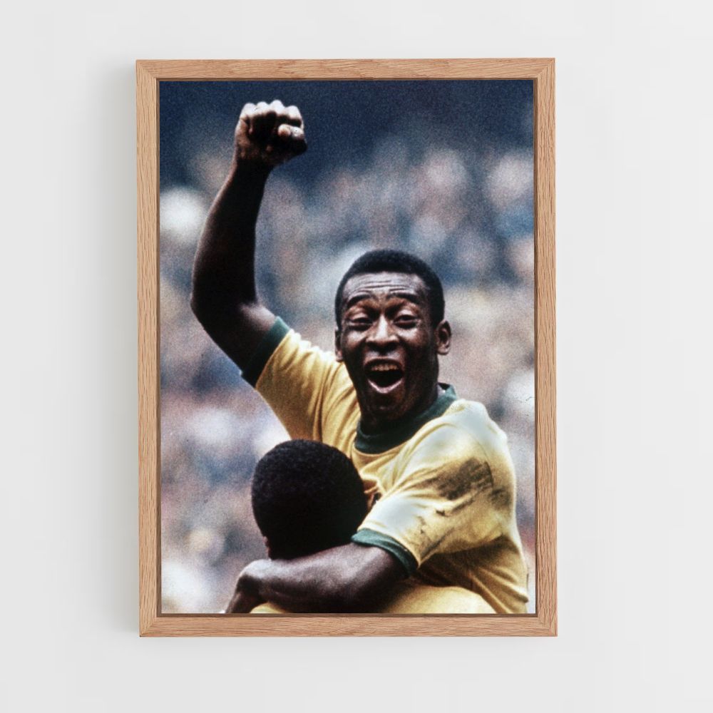 Affiche Pelé-overwinning