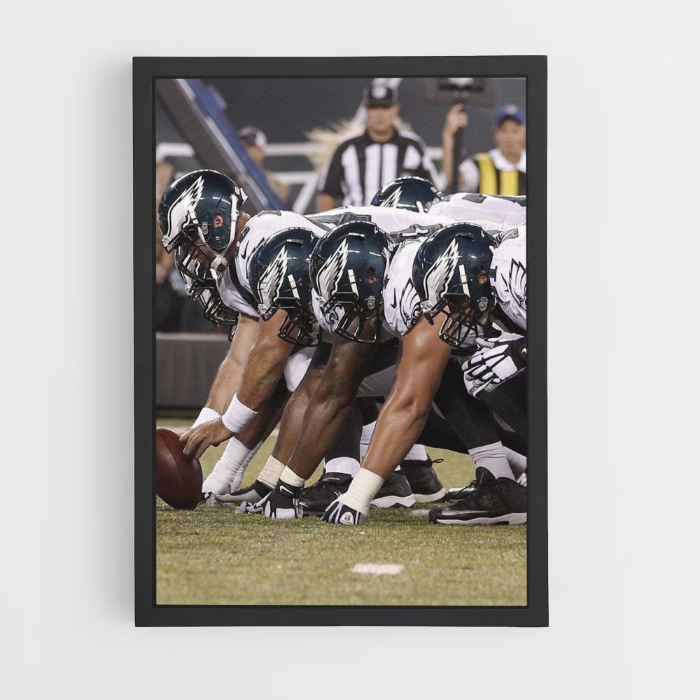 Amerikaanse Eagles voetbalposter