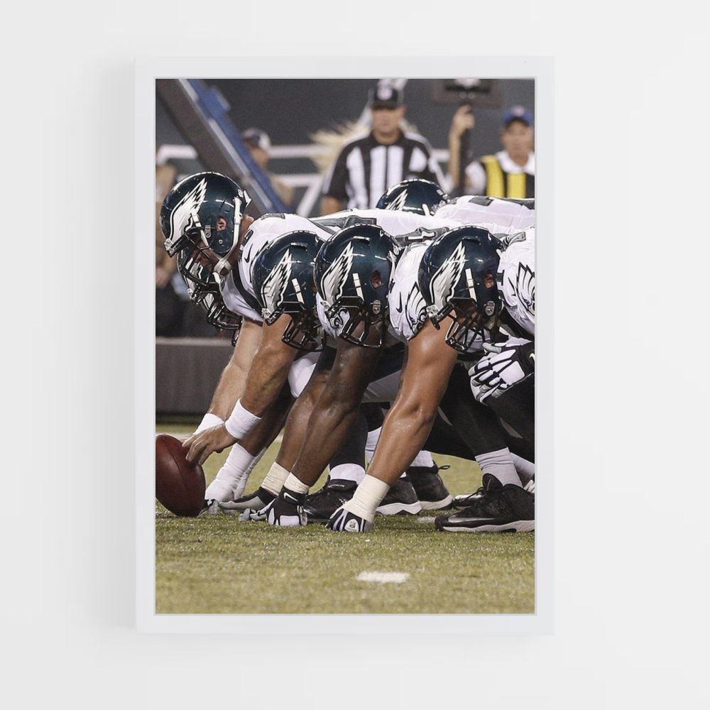 Amerikaanse Eagles voetbalposter