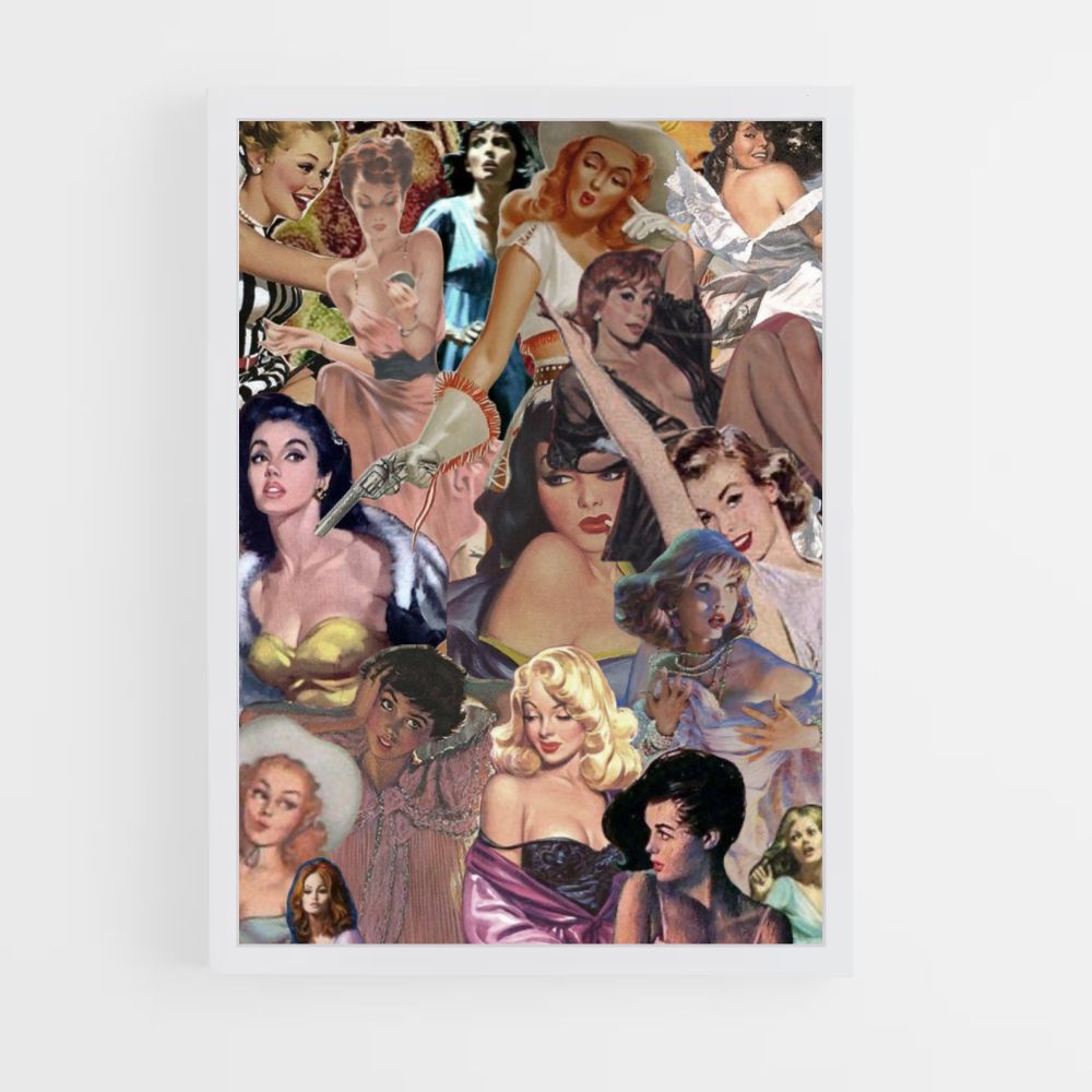 Poster pin-up collage