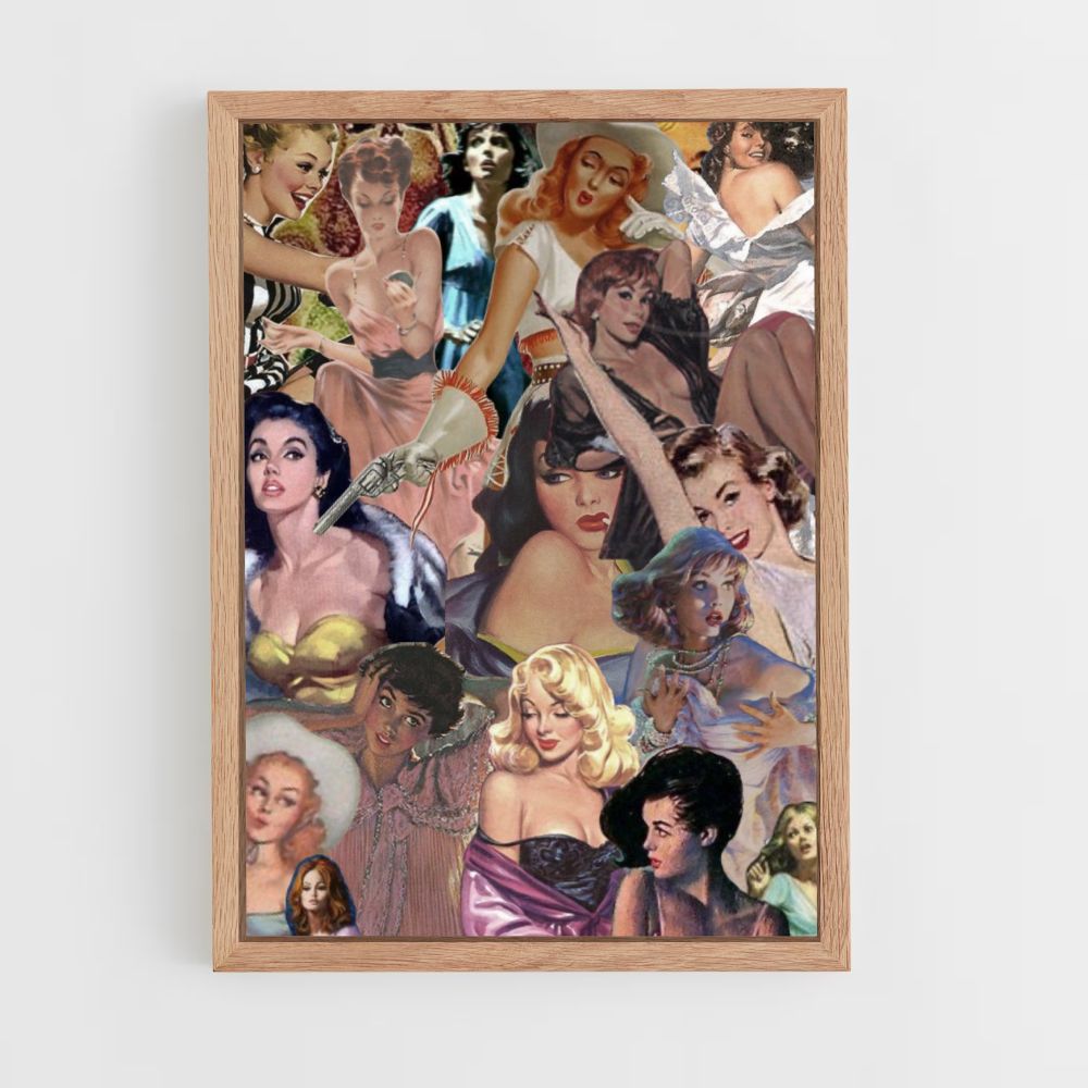 Poster pin-up collage