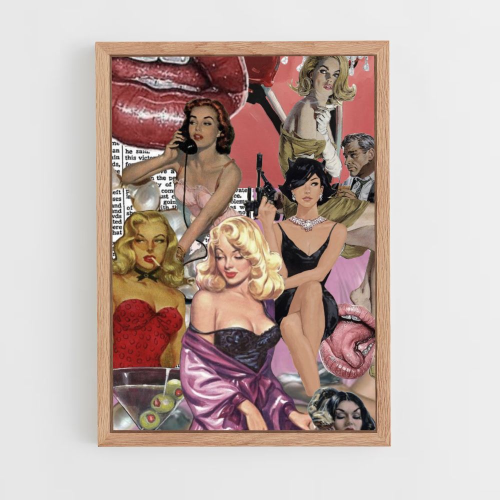 Pin-up dagboekposter