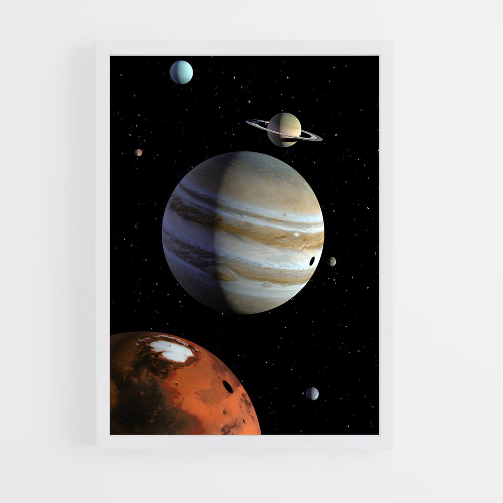 planet-3 cadre Blanc
