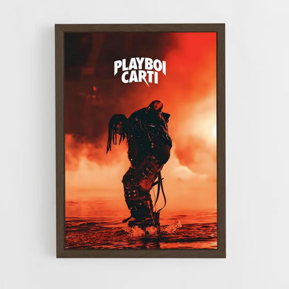 playboy-carti-2 cadre Bois foncé