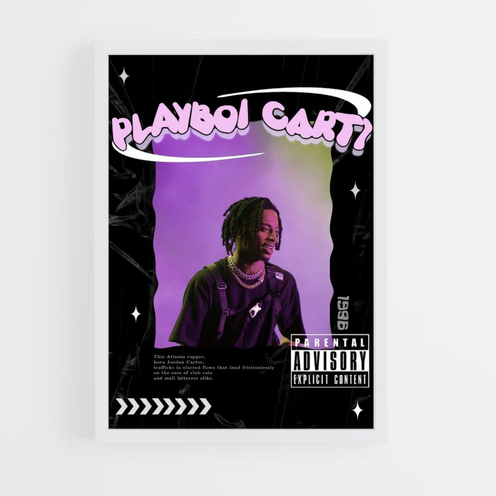 Affiche Playboy Carti Paars