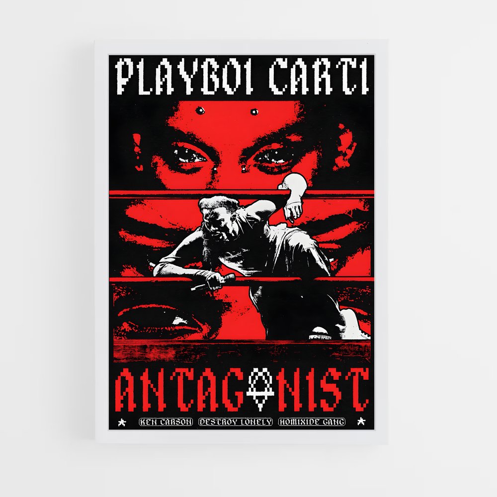 playboy-carti-5 cadre Blanc
