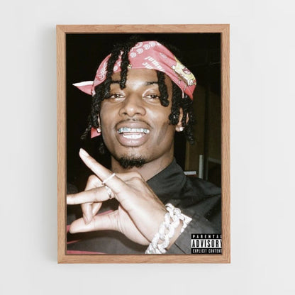 Playboy Carti Bandana-poster