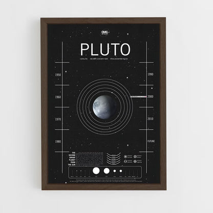 pluto-12 cadre Bois foncé