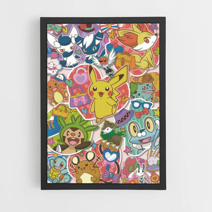 Poster Pokemon-collage