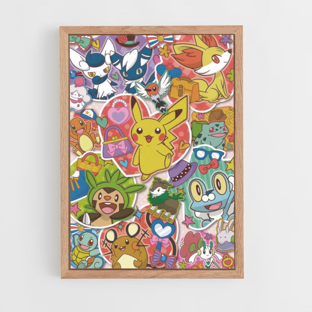 Poster Pokemon-collage